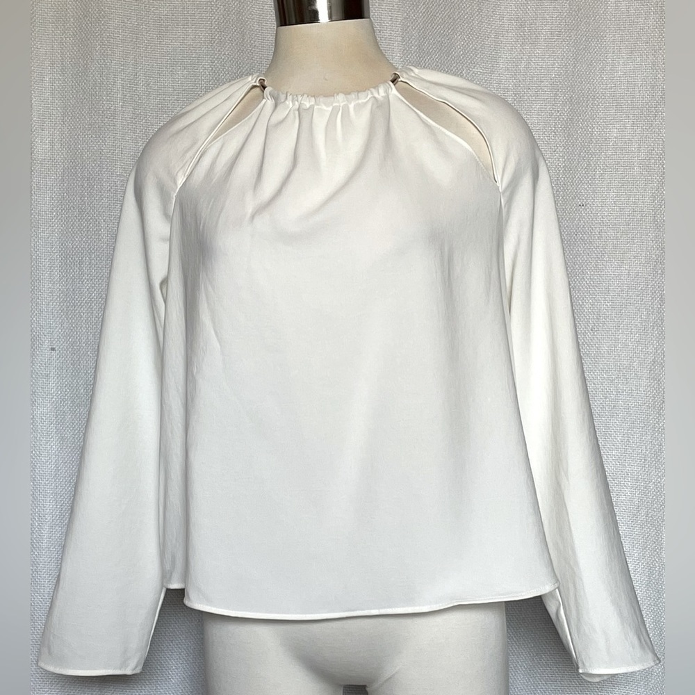 NWT Zara ecru blouse